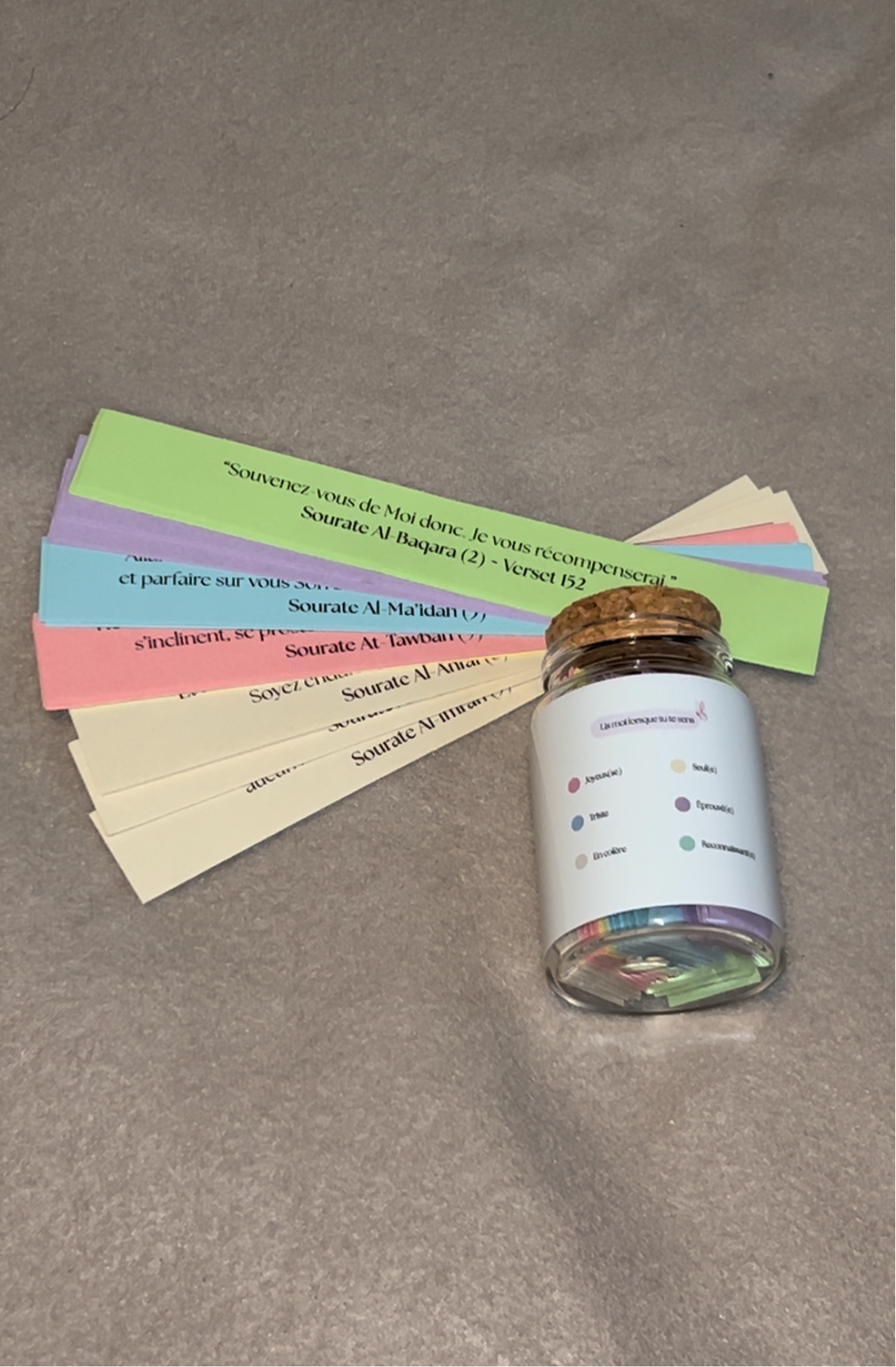 Pot de versets du Coran ✨