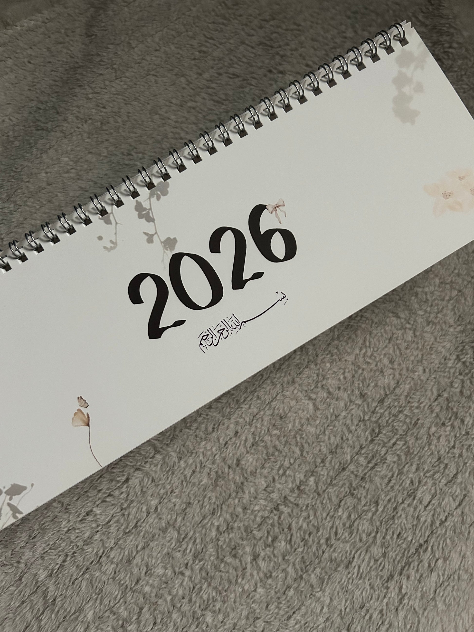 Calendrier 2026 🗓️ (confection 1 semaine)